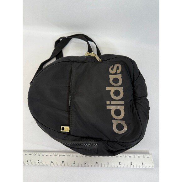 Adidas Core Mini Backpack Black Adjustable Straps Unisex - Picture 5 of 6